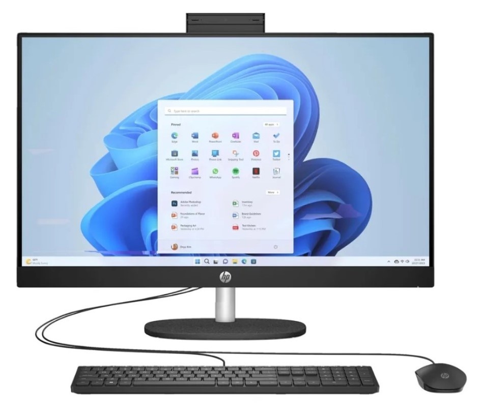 HP 27-cr0029ci / 27 FullHD IPS / Core i5-1335U / 16GB RAM / 512GB SSD / FreeDOS /