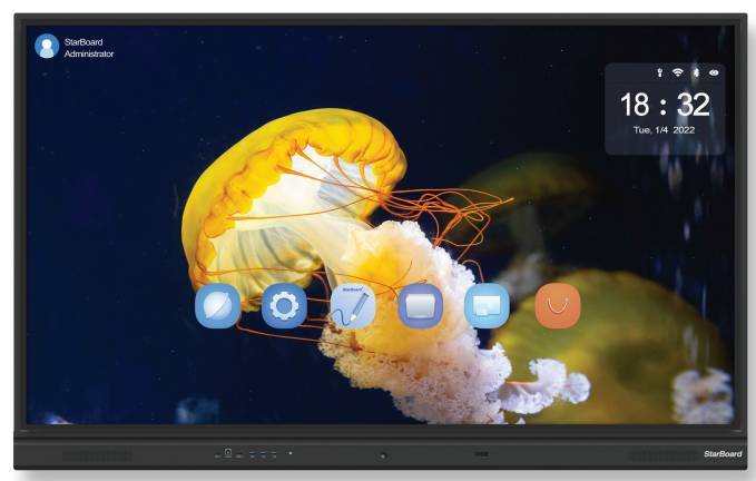 StarBoard IFPD-YL5X-PRO-65 / 65 IPS 4K / 8GB DDR4 / 128GB SSD / Android 11
