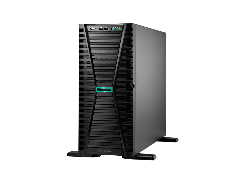 HPE ProLiant ML110 Gen11 8 SFF / Xeon Silver 4514Y / 32GB DDR5 RDIMM / HPE MR408i-o / 1000W Flex Slot Titanium Hot Plug