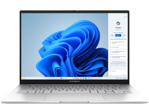 ASUS Zenbook 14 OLED UX3405MA / 14 OLED WUXGA / Core Ultra 7 155H / 16Gb LPDDR5X / 1.0Tb SSD / Intel Arc / No OS Silver