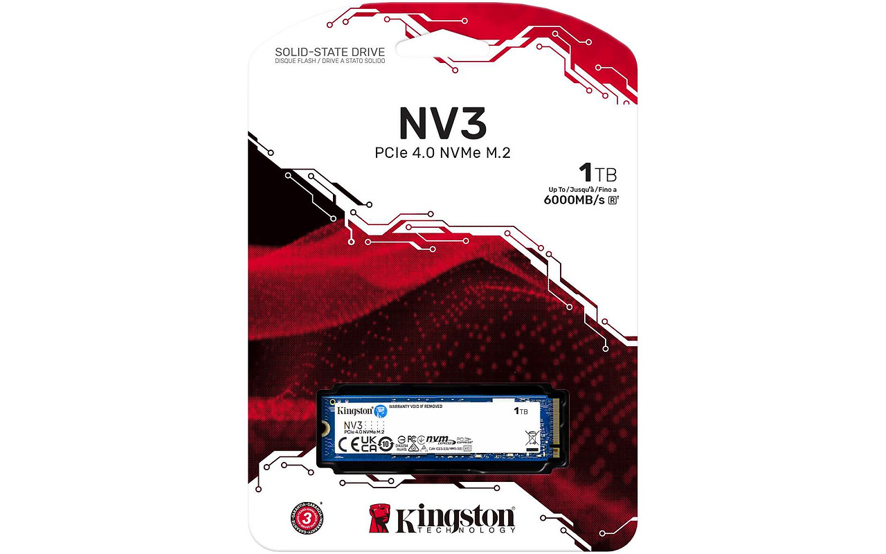Kingston NV3 / 1.0TB M.2 NVMe / SNV3S/1000G