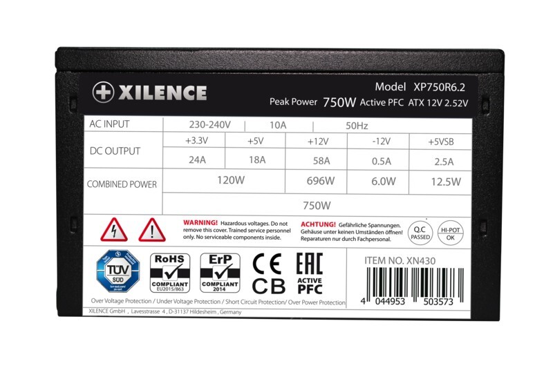 Xilence XP750R6.2 / 750W Performance C+ / XN431
