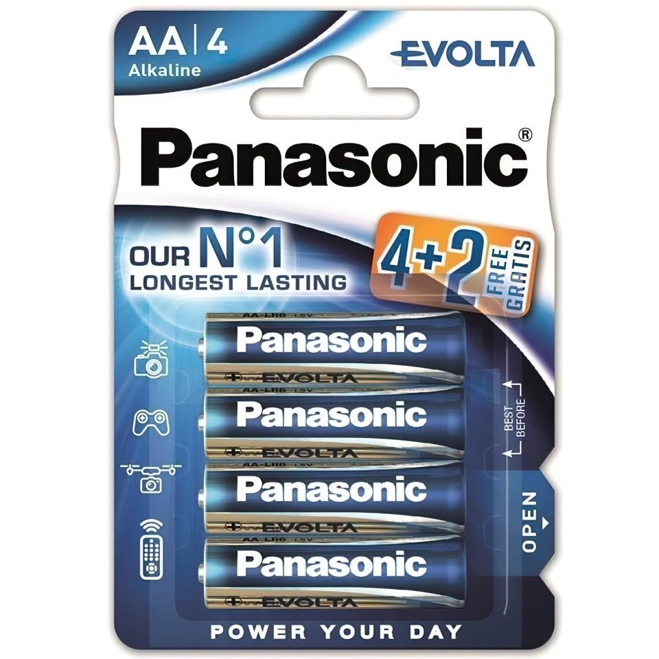 Panasonic EVOLTA LR6EGE/6B2F / AA x6