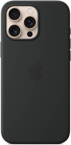 Apple iPhone 16 Pro Max Silicone Case with MagSafe / A3313 Black
