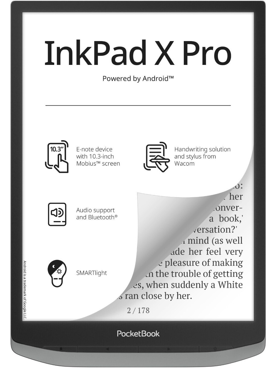 PocketBook  InkPad X PRO / 10 E InkCarta Mobius