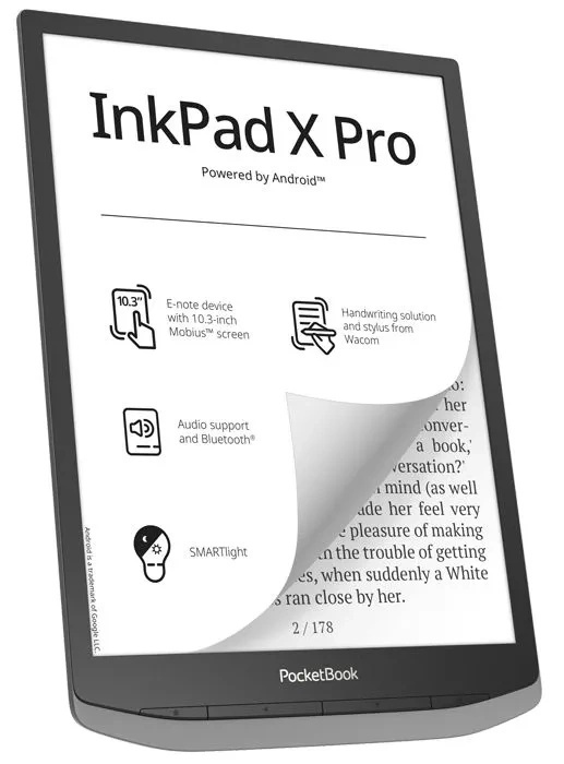 PocketBook  InkPad X PRO / 10 E InkCarta Mobius