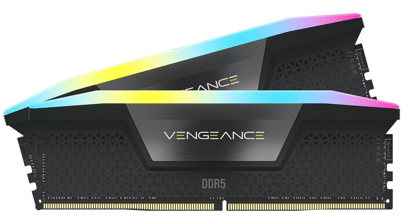 Corsair Vengeance RGB Black CMH32GX5M2B6400C36 / 2x 16GB DDR5 6400