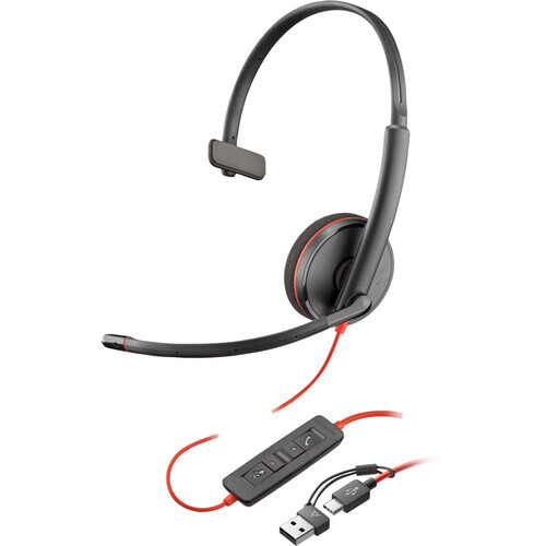 Poly Blackwire 3310 Monaural / 8X215AA