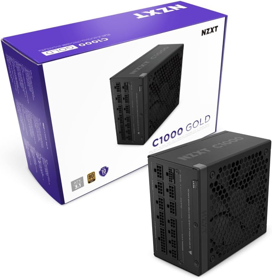 NZXT C1000 / 1000W 80+ Gold Black