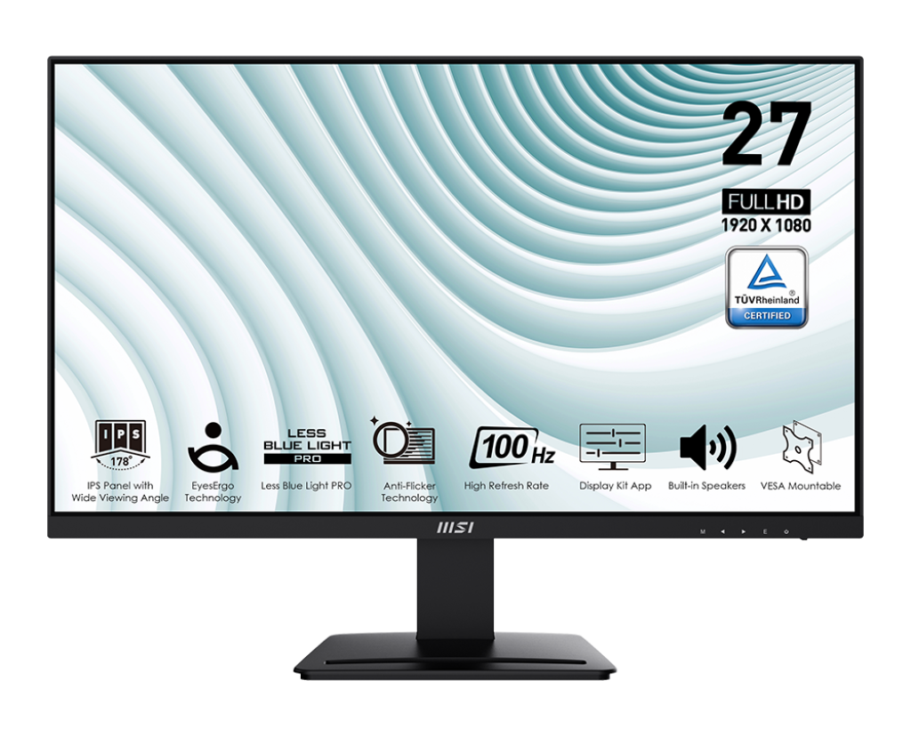 MSI PRO MP273A / 27 IPS 100Hz
