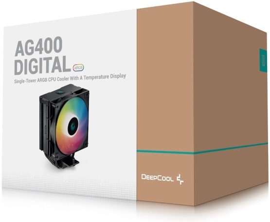 Deepcool AG400 DIGITAL BK ARGB / 220W