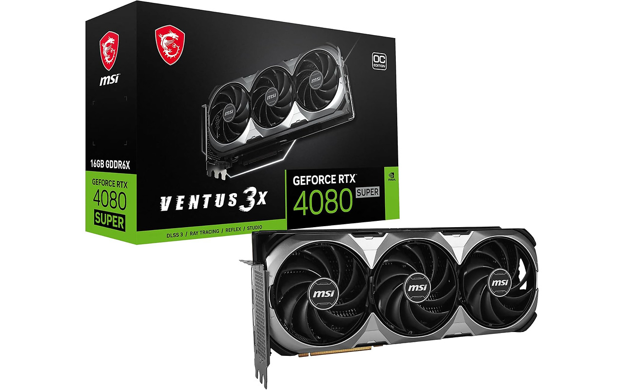 MSI GeForce RTX 4080 SUPER 16GB VENTUS 3X OC / 16GB GDDR6X 256Bit