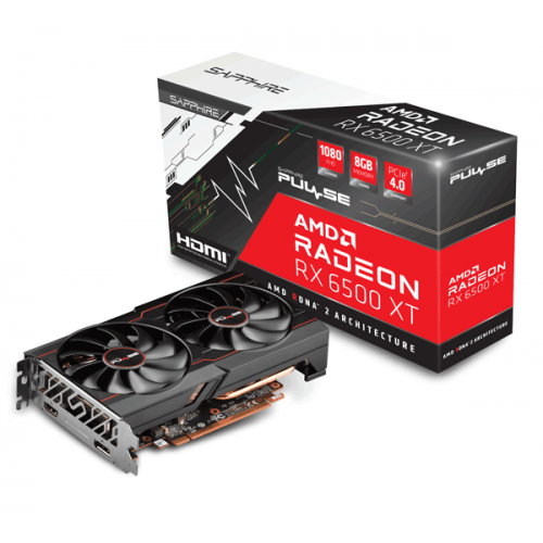 Sapphire PULSE Radeon RX 6500 XT OC 8GB GDDR6 64Bit / 11314-08-20G