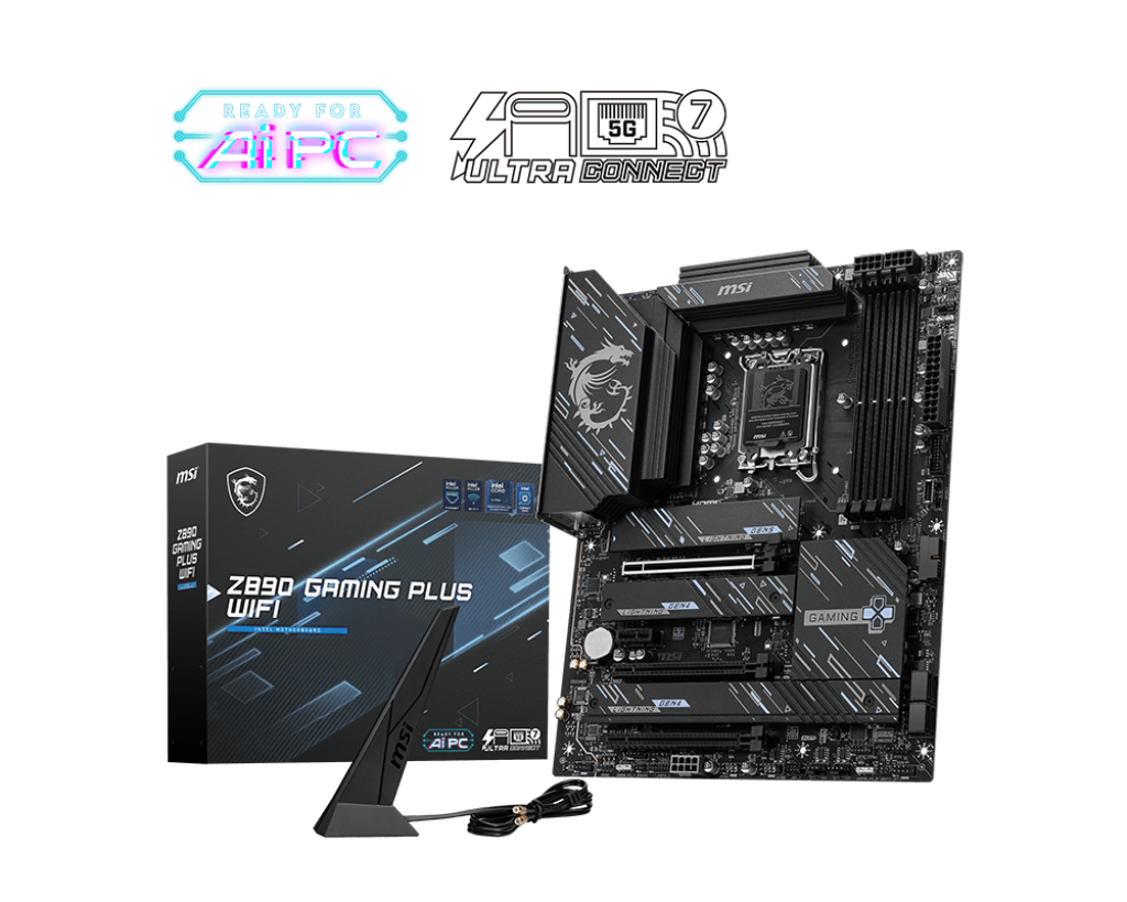 MSI Z890 GAMING PLUS WI-FI / ATX LGA1851 DDR5 9200