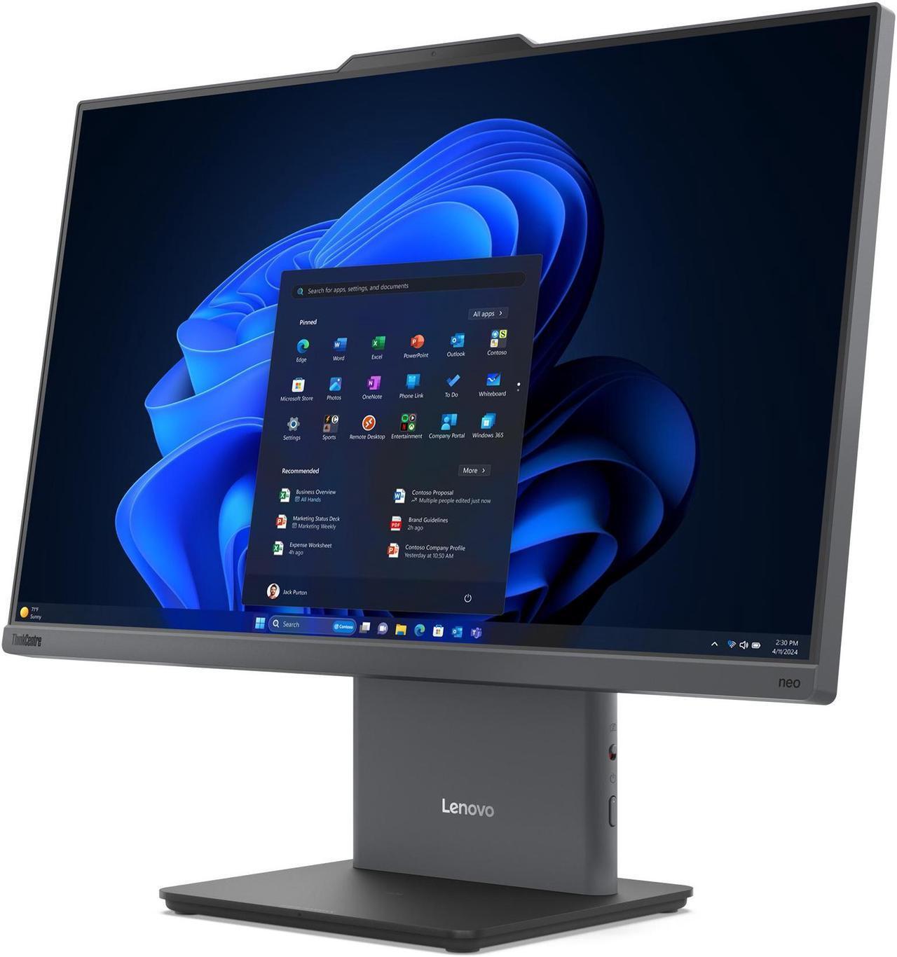Lenovo AIO ThinkCentre neo 50a Gen 5 / 23.8 FullHD IPS Touch / Core i5-13420H / 16GB DDR5 / 512GB NVMe / No OS