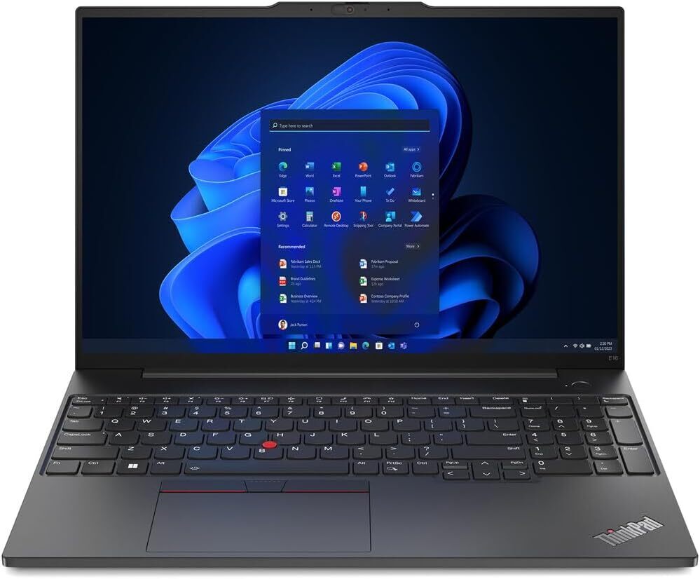 Lenovo ThinkPad E16 Gen 2 / 16 IPS WUXGA / Core Ultra 7 155H / 16Gb DDR5 / 1.0Tb SSD / Intel Arc / No OS