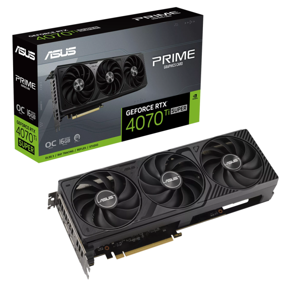 ASUS GeForce RTX 4070 Ti Super 16GB GDDR6X 256bit Prime OC / PRIME-RTX4070TIS-O16G