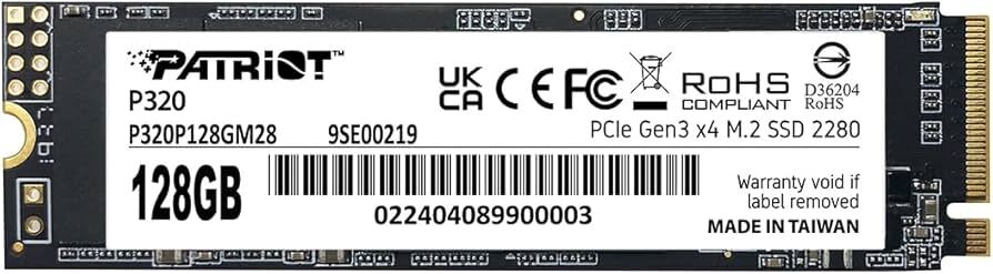 Patriot P320 128GB NVMe / P320P128GM28