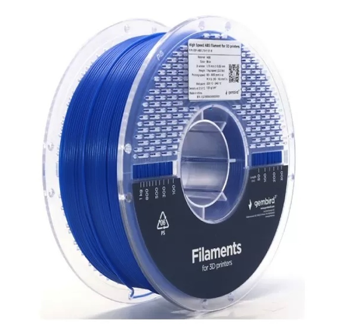 Gembird 3DP-ABS1.75HY-01 / ABS 1.75mm High Speed Filament Blue