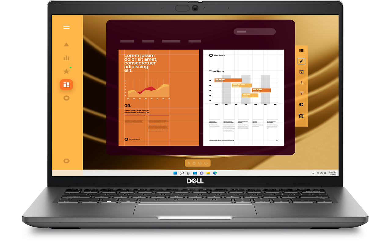 DELL Latitude 5450 / 14 FullHD IPS / Core Ultra 5 135U / 16GB DDR5 / 512GB NVMe / Intel Iris Xe / Windows