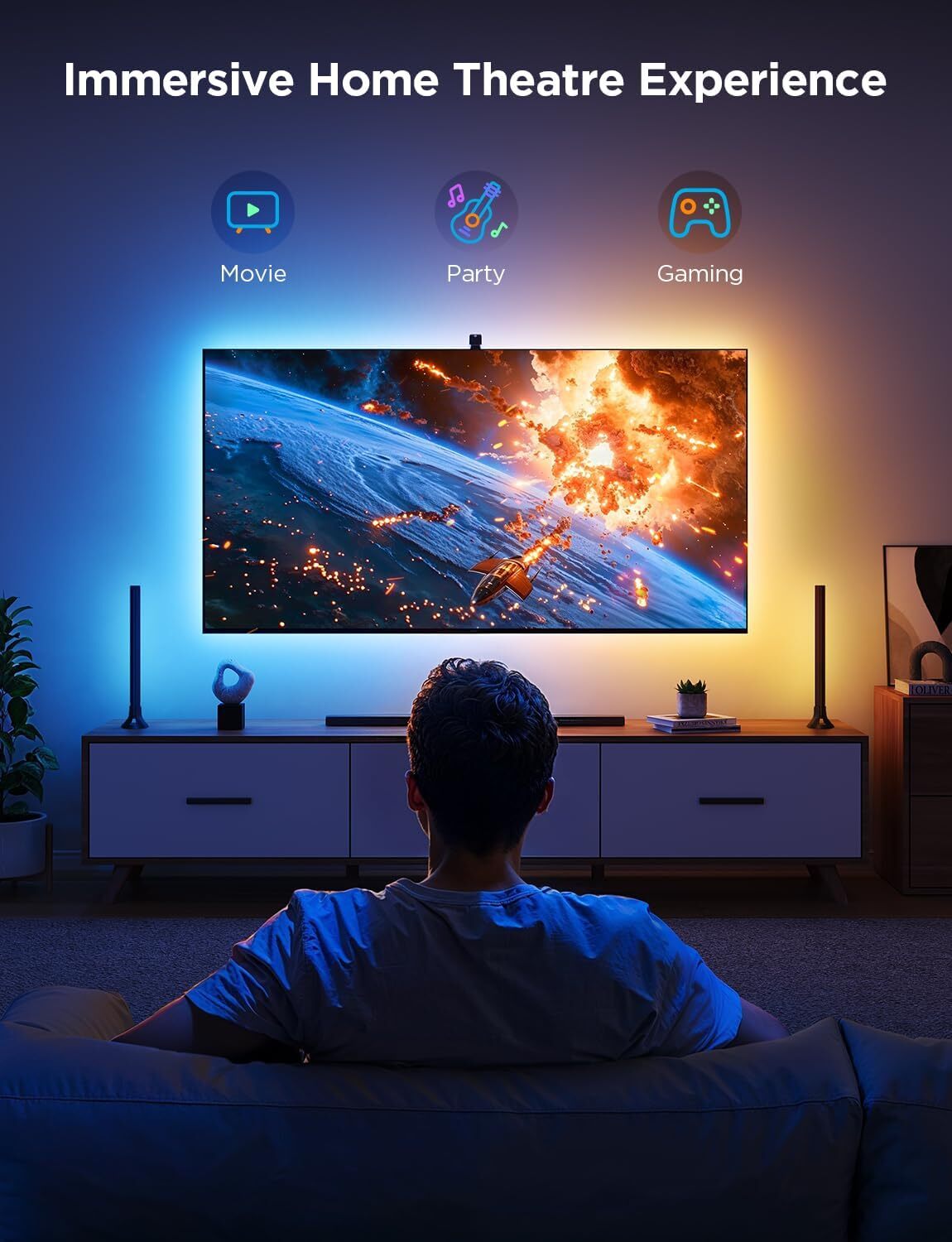 GOVEE RGBICW TV Backlight 3 Lite Kit / H605A311