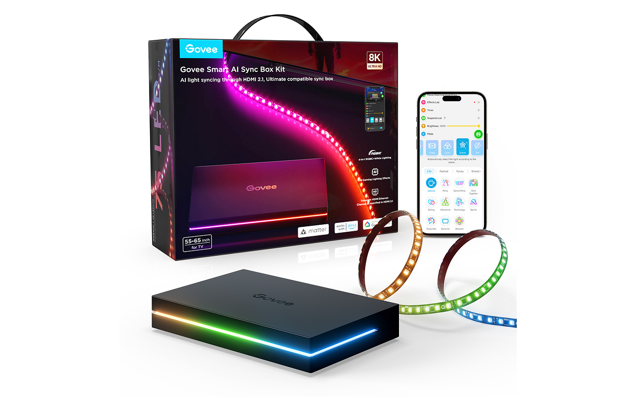 GOVEE RGBICW AI Sync Box / H8604C12