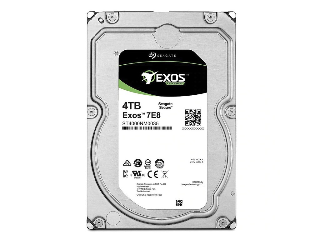 Seagate Exos 7E8 4.0TB 3.5 HDD / ST4000NM0035