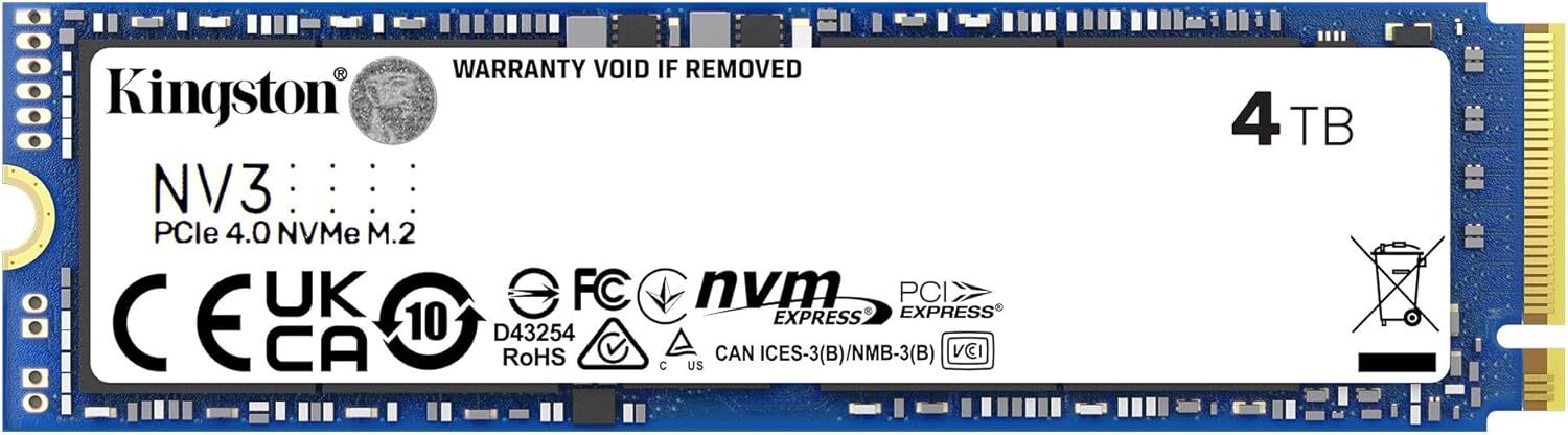 Kingston NV3 4.0TB M.2 NVMe / SNV3S/4000G
