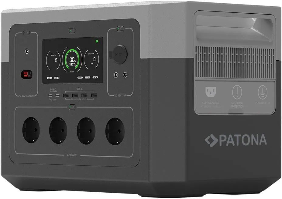 Patona Platinum Powerstation Autarc 2000 + 200W Solar panel