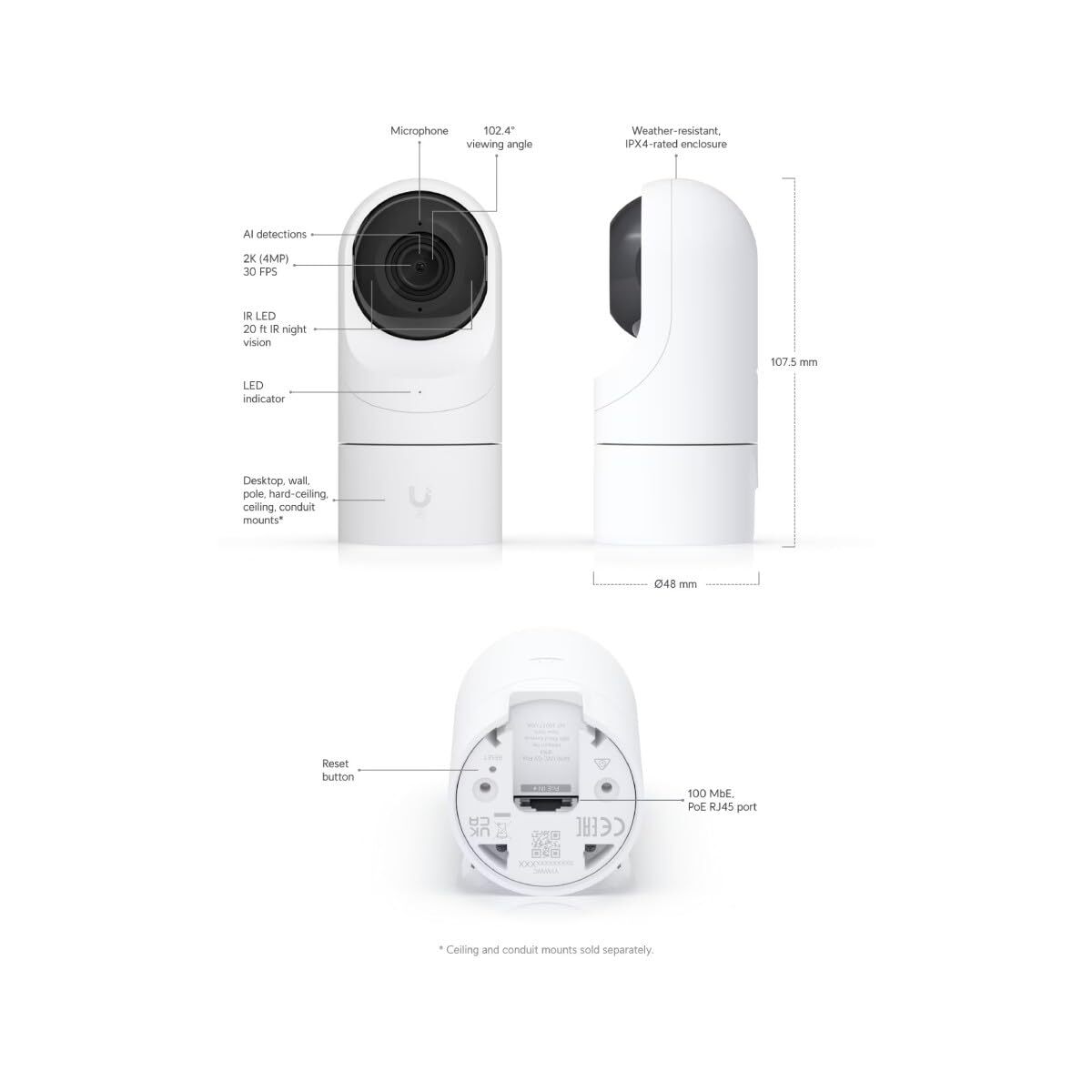 Ubiquiti UniFi G5 Flex / UVC-G5-Flex / 5Mpix Outdoor