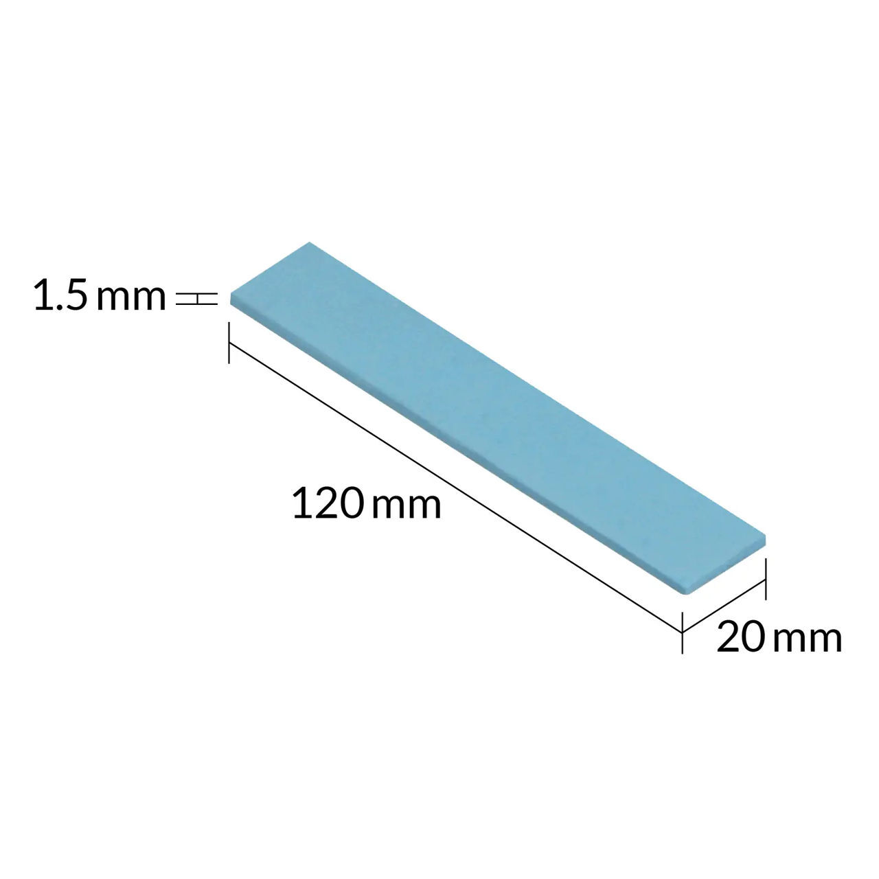 Arctic ACTPD00057A / Thermal Pad TP-3 Blue 120x20x1.5mm
