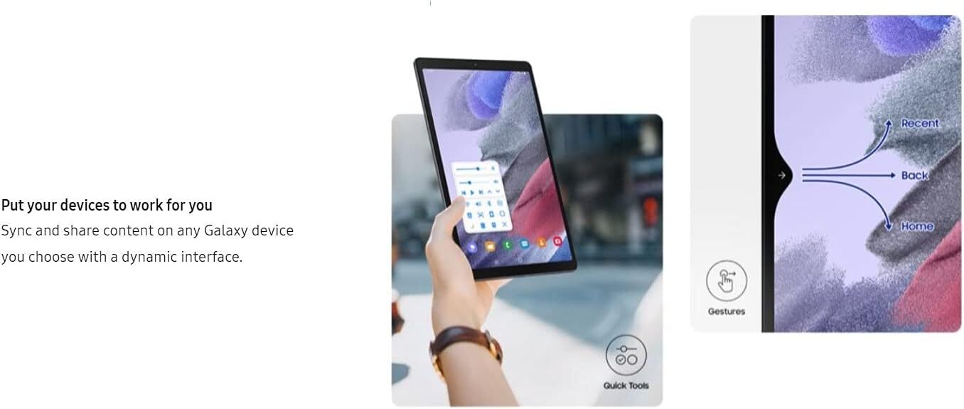Samsung Galaxy Tab A9 4G / 8.7 TFT / Helio G99 / 4GB / 64GB / 5100mAh / X115 Silver