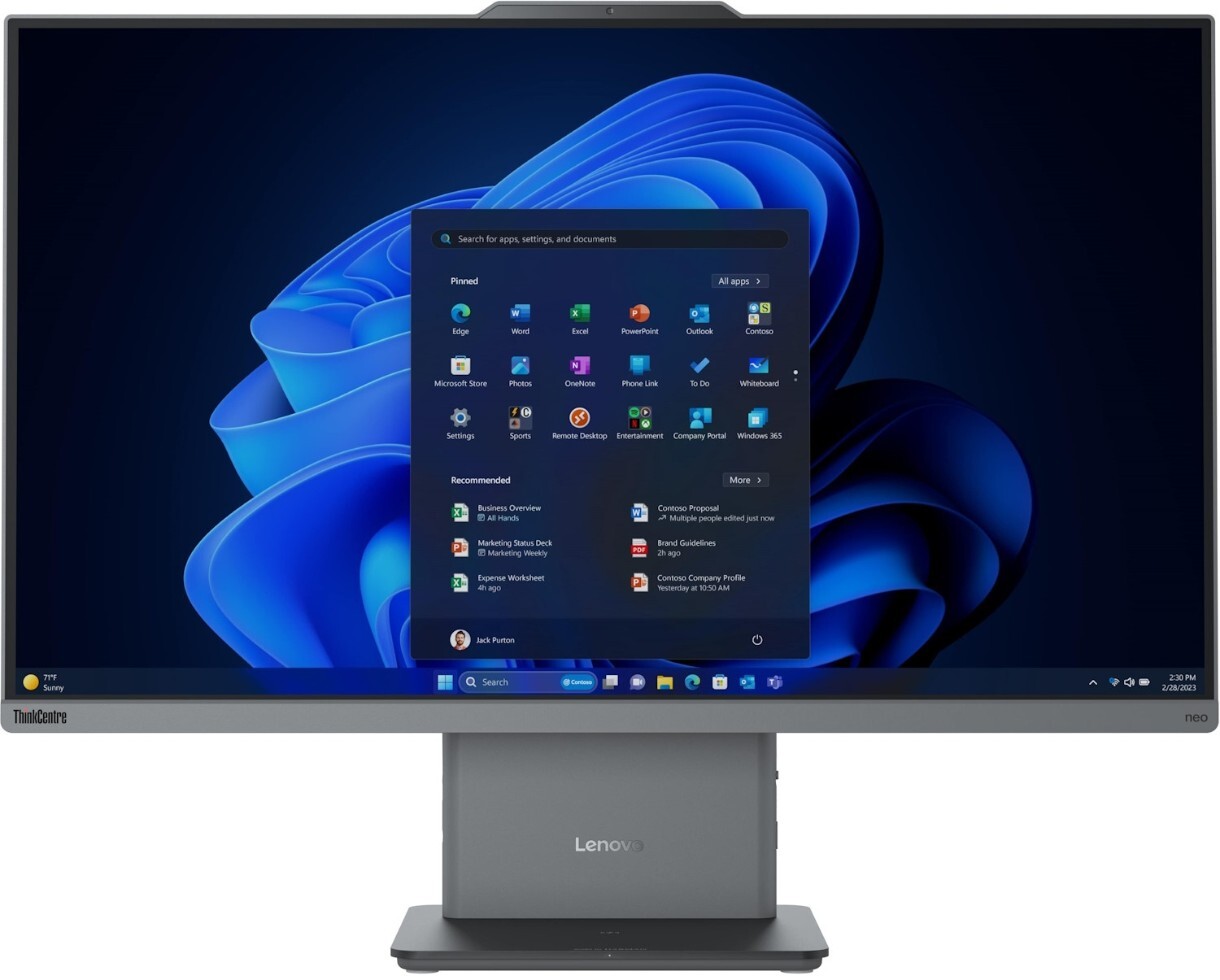 Lenovo AIO ThinkCentre neo 50a Gen 5 / 27 FullHD TOUCH / Core i5-13420H / 16GB DDR5 / 512GB NVMe / Linux/DOS