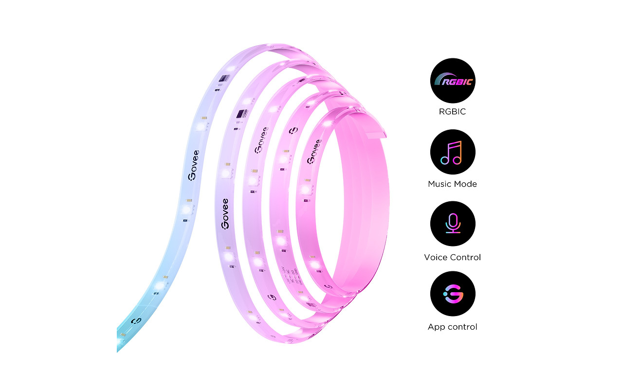 GOVEE RGBIC S LED Strip Light 10m / H612CCD1