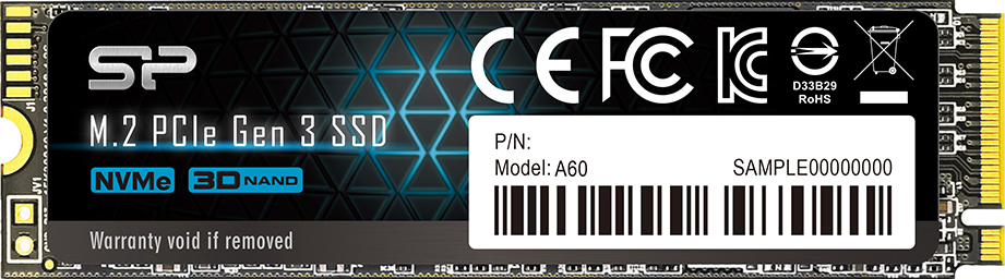 Silicon Power A60 / M.2 NVMe 2.0TB / SP002TBP34A60M28