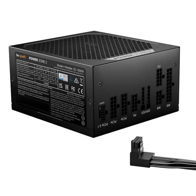 be quiet! POWER ZONE 2 / 1000W 80+ Platinum