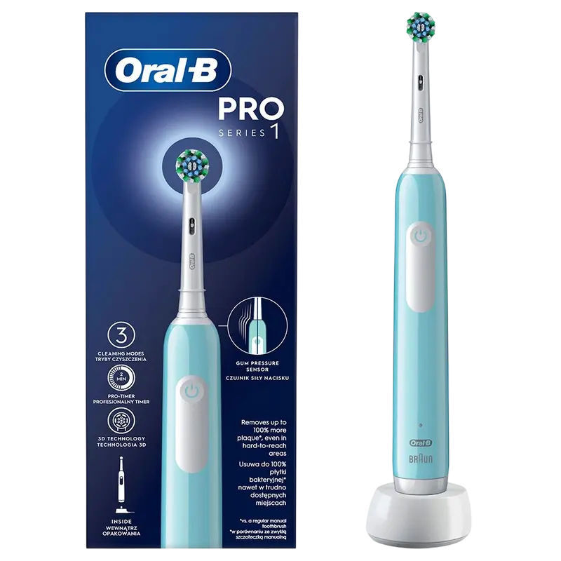 Braun D305.513.3 Pro Series 1 Cross Action Blue