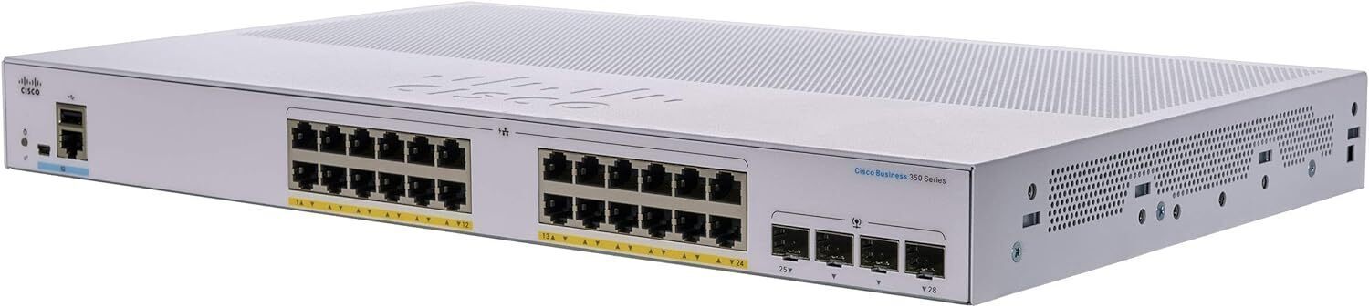 CISCO CBS350-24FP-4X / 24 Gigabit Full PoE Managed