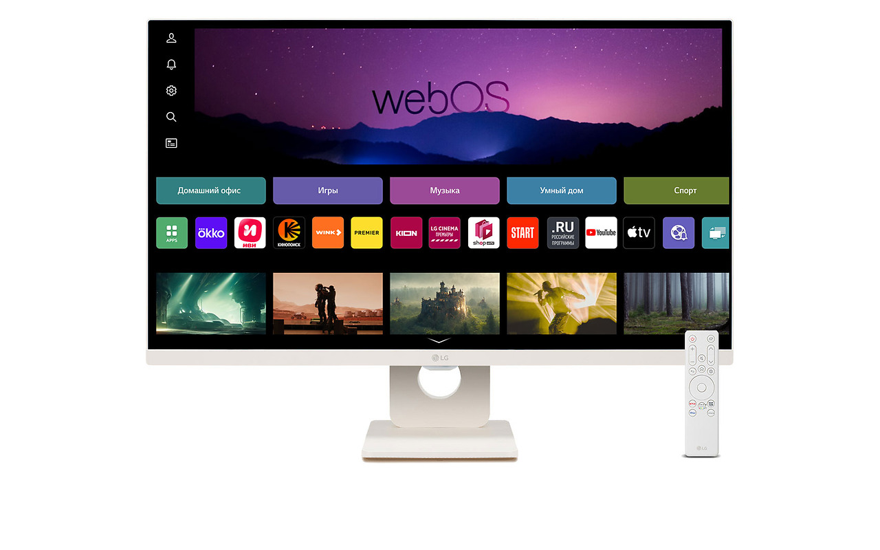 LG 27SR50F-W.AEU / 27 IPS FullHD Smart