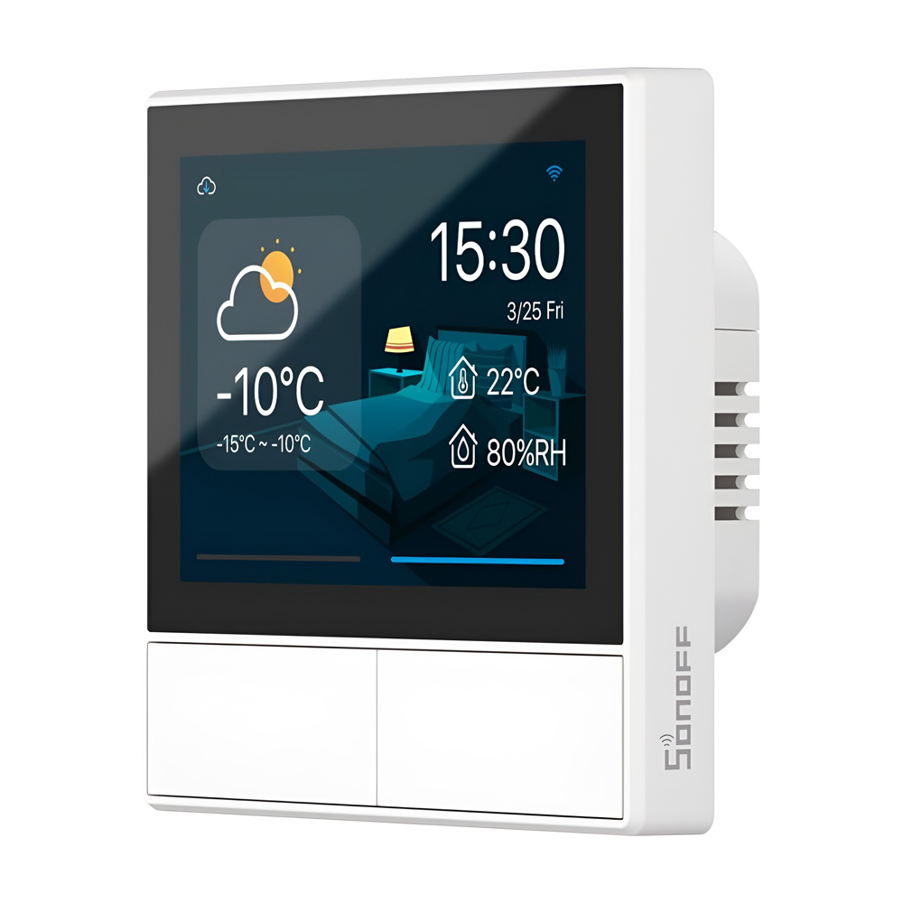 Sonoff Wi-Fi Dual-Channel Smart Scene Wall Switch NSPanel / Neutral White