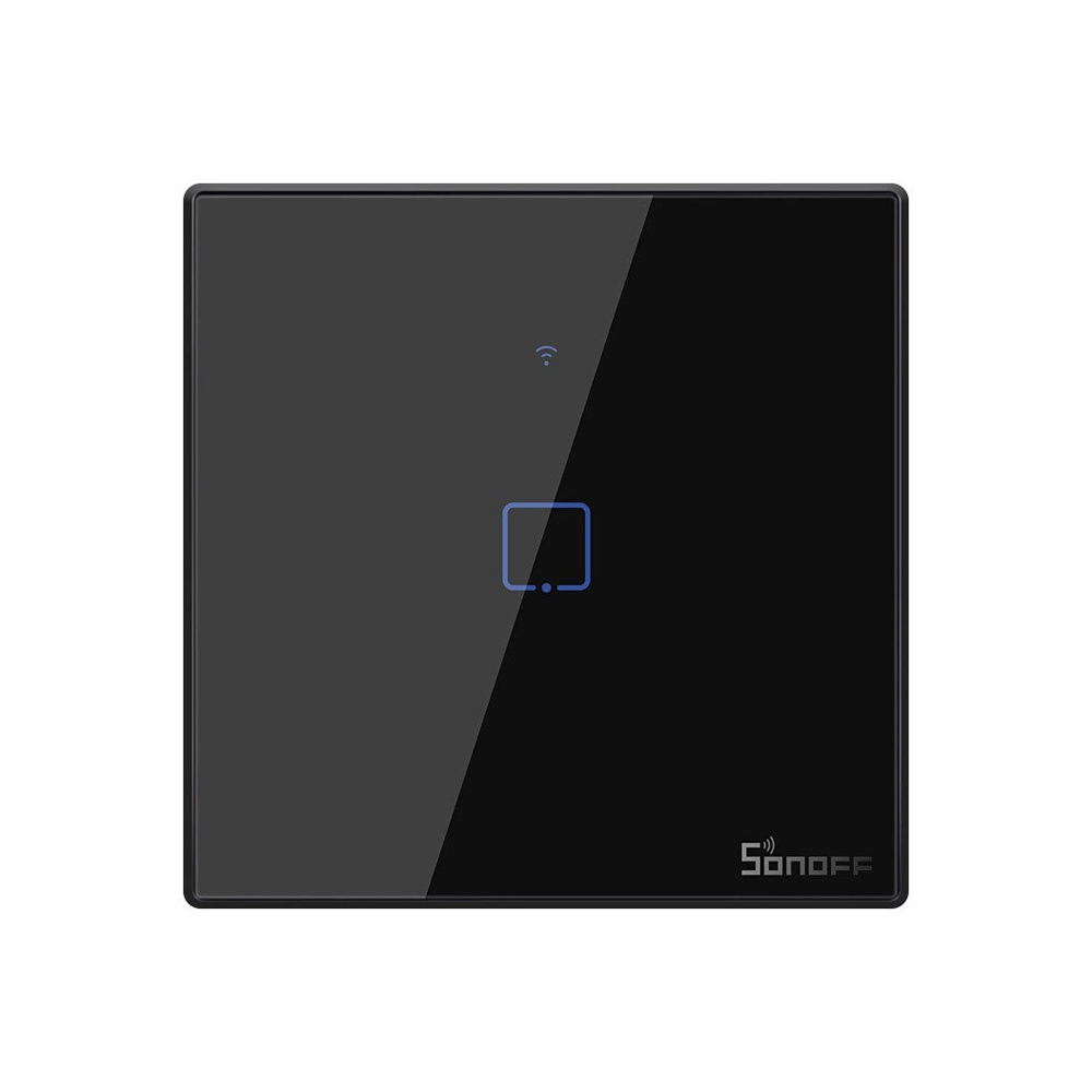 Sonoff Wi-Fi Smart Touch Wall Switch TX Series 1-Gang / Neutral Black