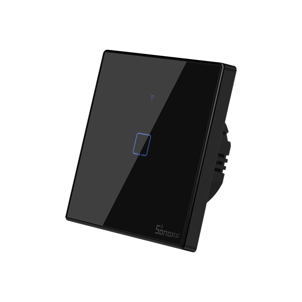 Sonoff Wi-Fi Smart Touch Wall Switch TX Series 1-Gang / Neutral Black