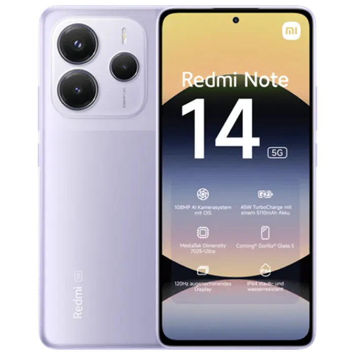 Xiaomi Redmi Note 14 5G / 6GB / 128GB Purple
