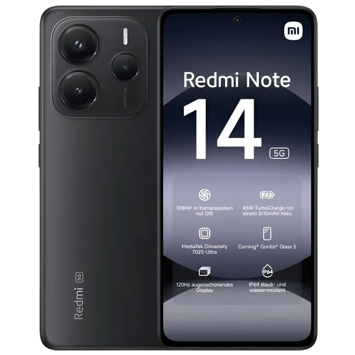 Xiaomi Redmi Note 14 5G / 6GB / 128GB Black