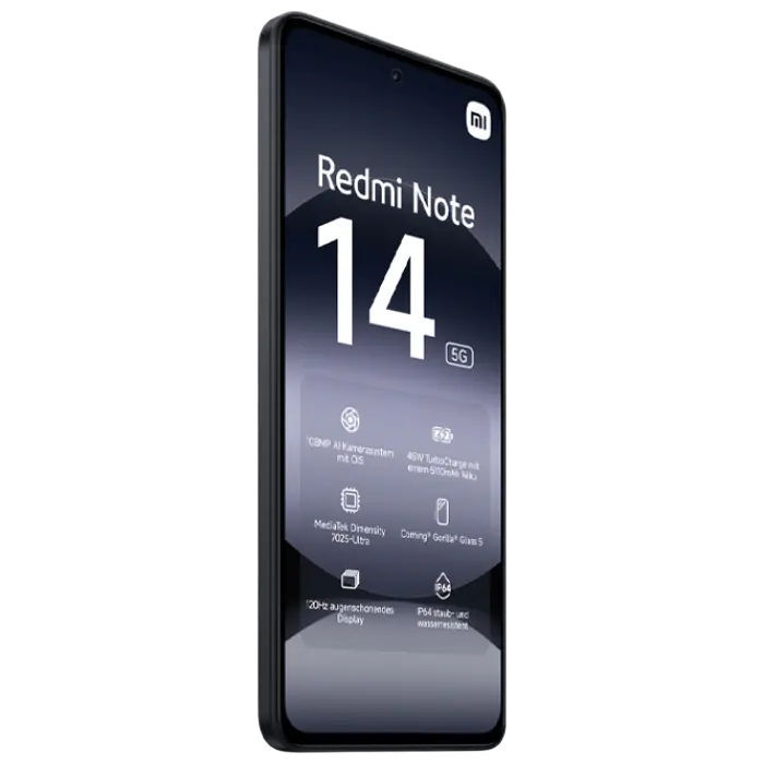 Xiaomi Redmi Note 14 5G / 6GB / 128GB Black