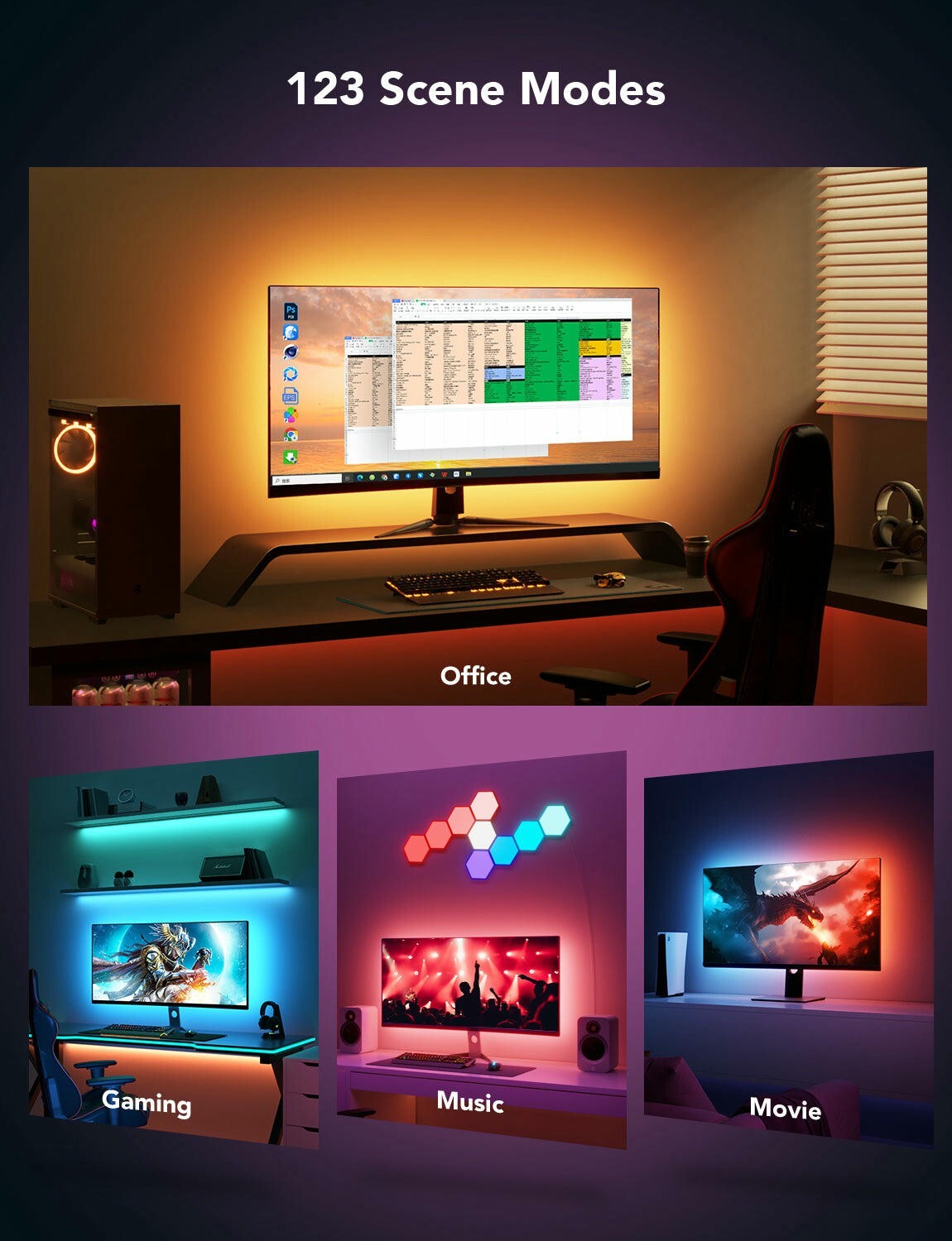 GOVEE RGB Gaming Light Strip G1 / H6609312