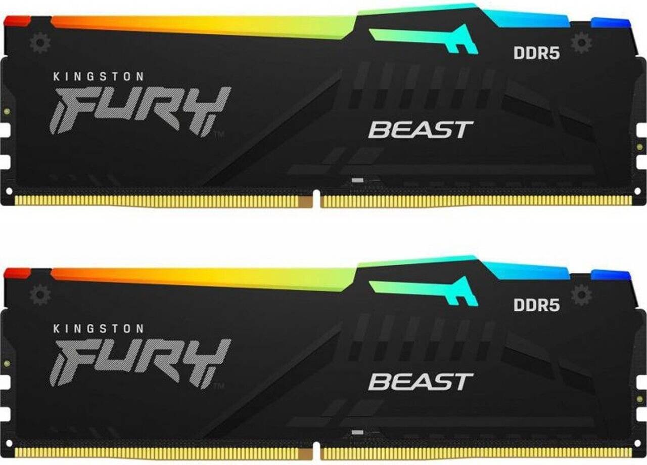 Kingston FURY Beast 64GB DDR5 6000 RGB EXPO / KF560C36BBE2AK2-64