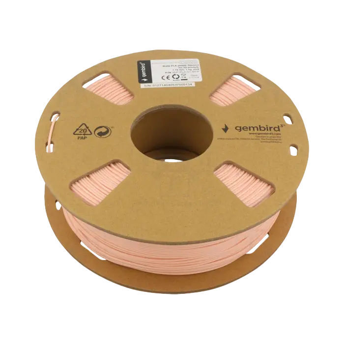 Gembird 3DP-PLA-01-MT / PLA 1.75mm 1kg Matte Filament Pink