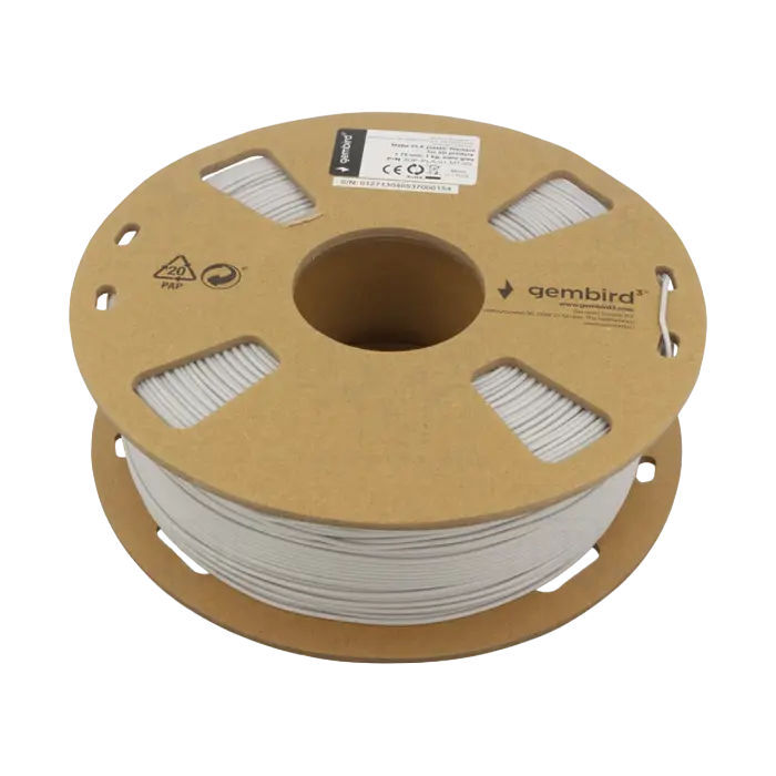 Gembird 3DP-PLA-01-MT / PLA 1.75mm 1kg Matte Filament Grey