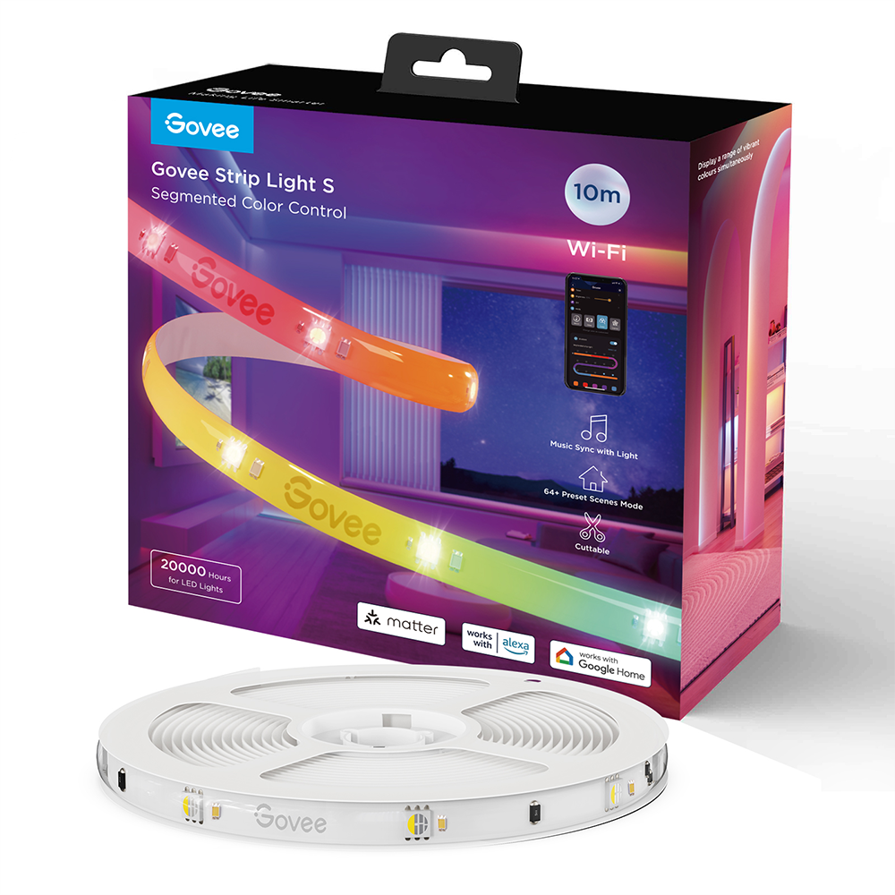 GOVEE RGBIC S LED Strip Light 5m / H612ACD1